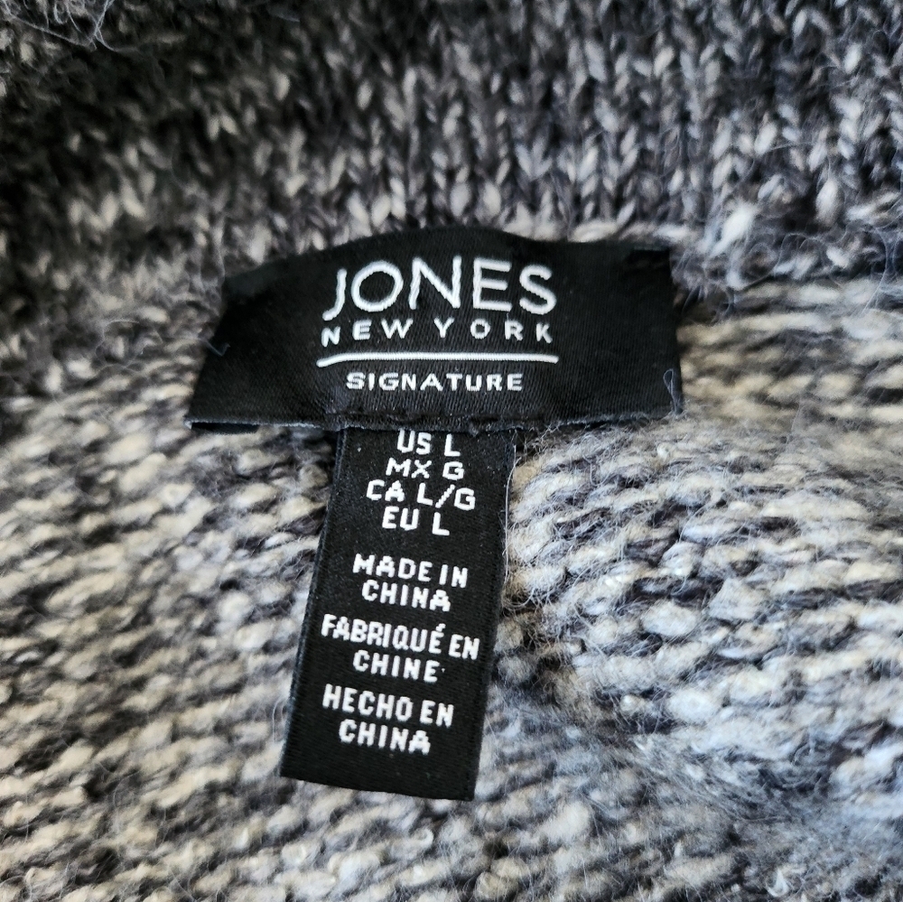 ❤️ 3 For 15 Jones New York half zip neck pullover sweater size Large - Picture 4 of 6